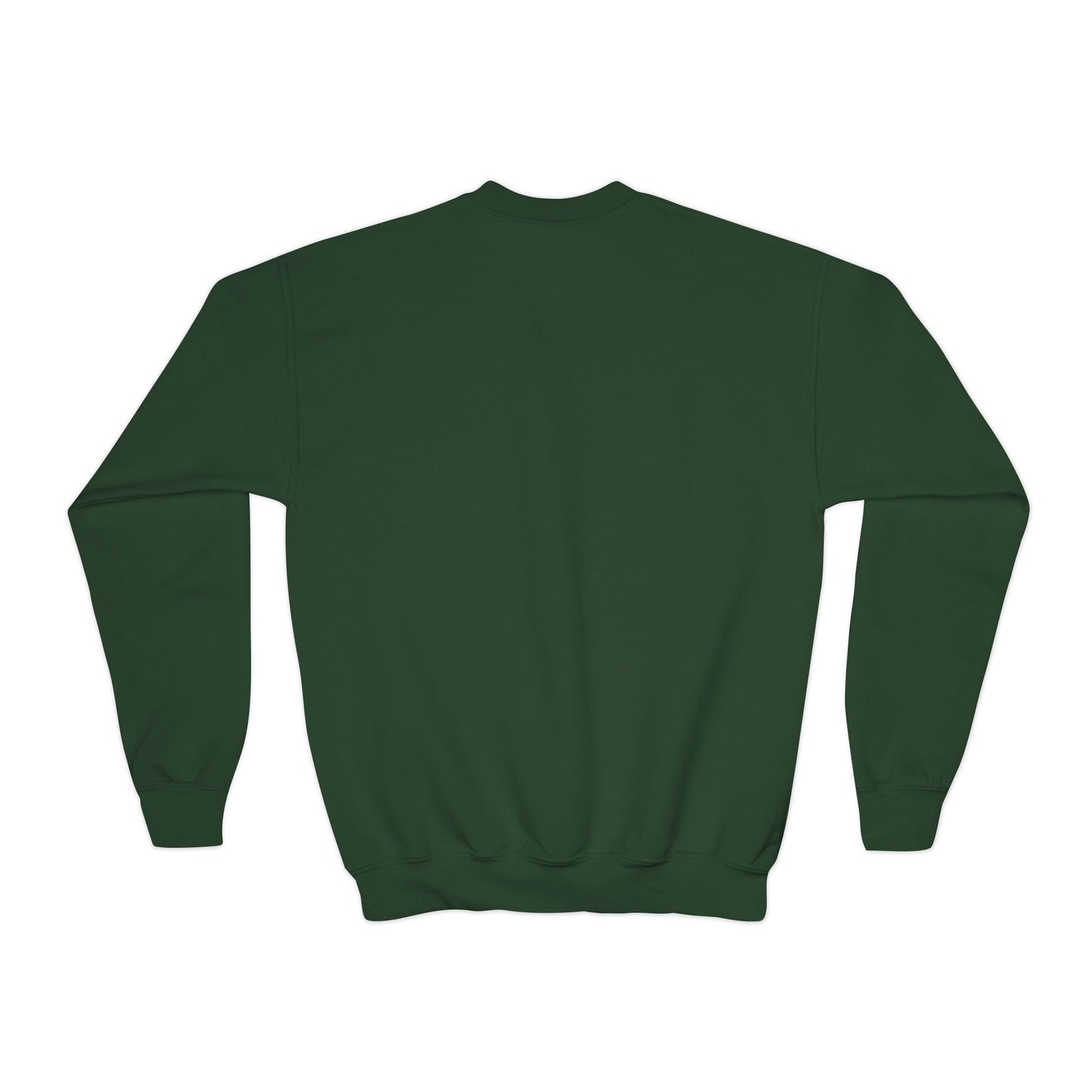 Youth Crewneck Sweatshirt Growing with Jesus Tree Over Bible