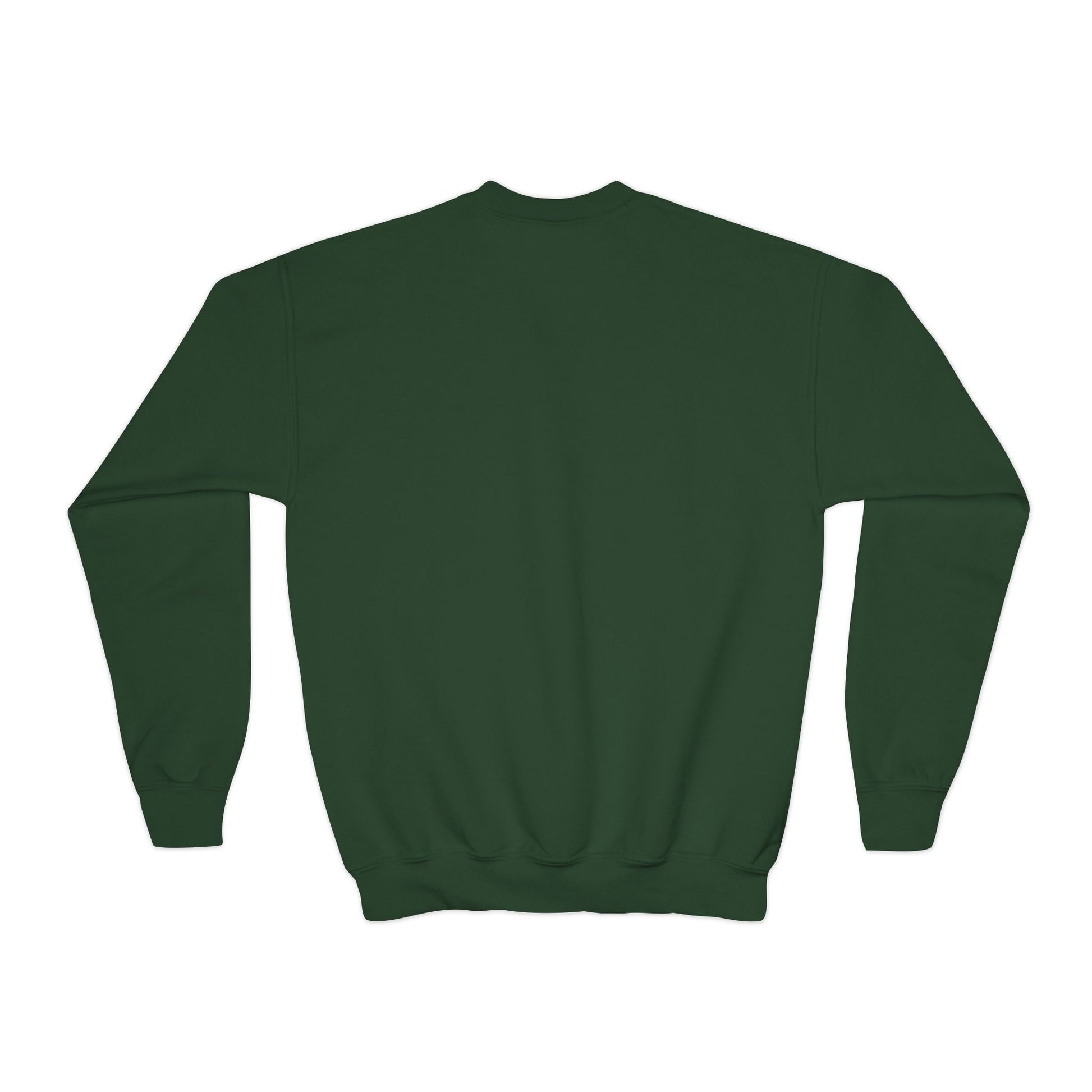 Youth Crewneck Sweatshirt Growing with Jesus Tree Over Bible