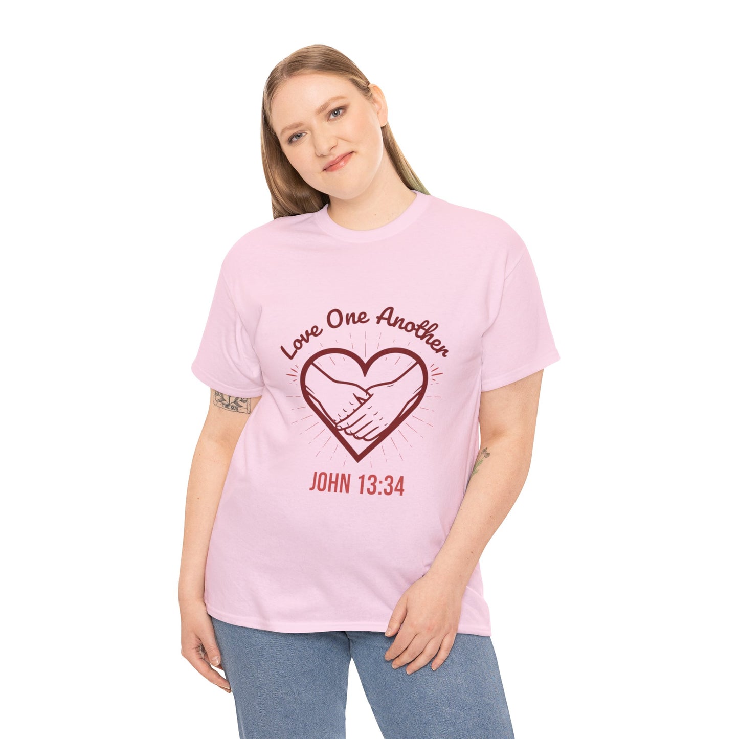 John 13:34 'Love One Another' T-Shirt - Christian Faith Tee