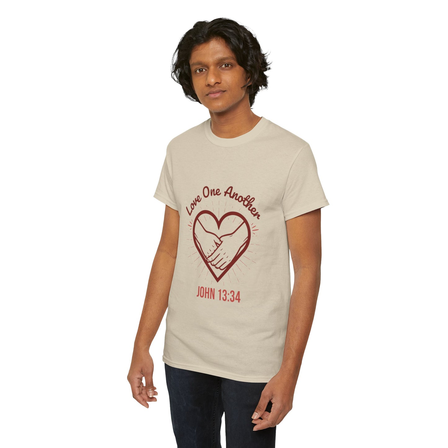 John 13:34 'Love One Another' T-Shirt - Christian Faith Tee