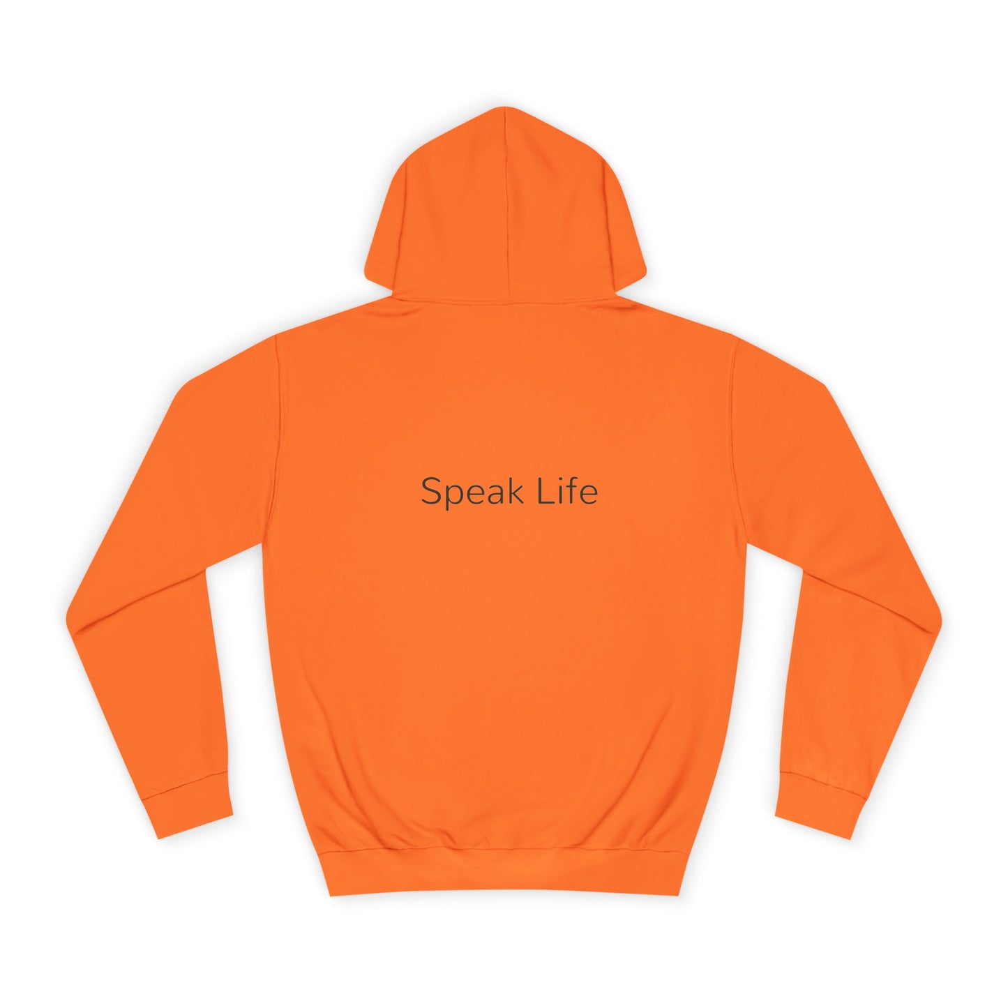 Christian Cross Hoodie - Floral Cross "Speak Life" Religious Pullover