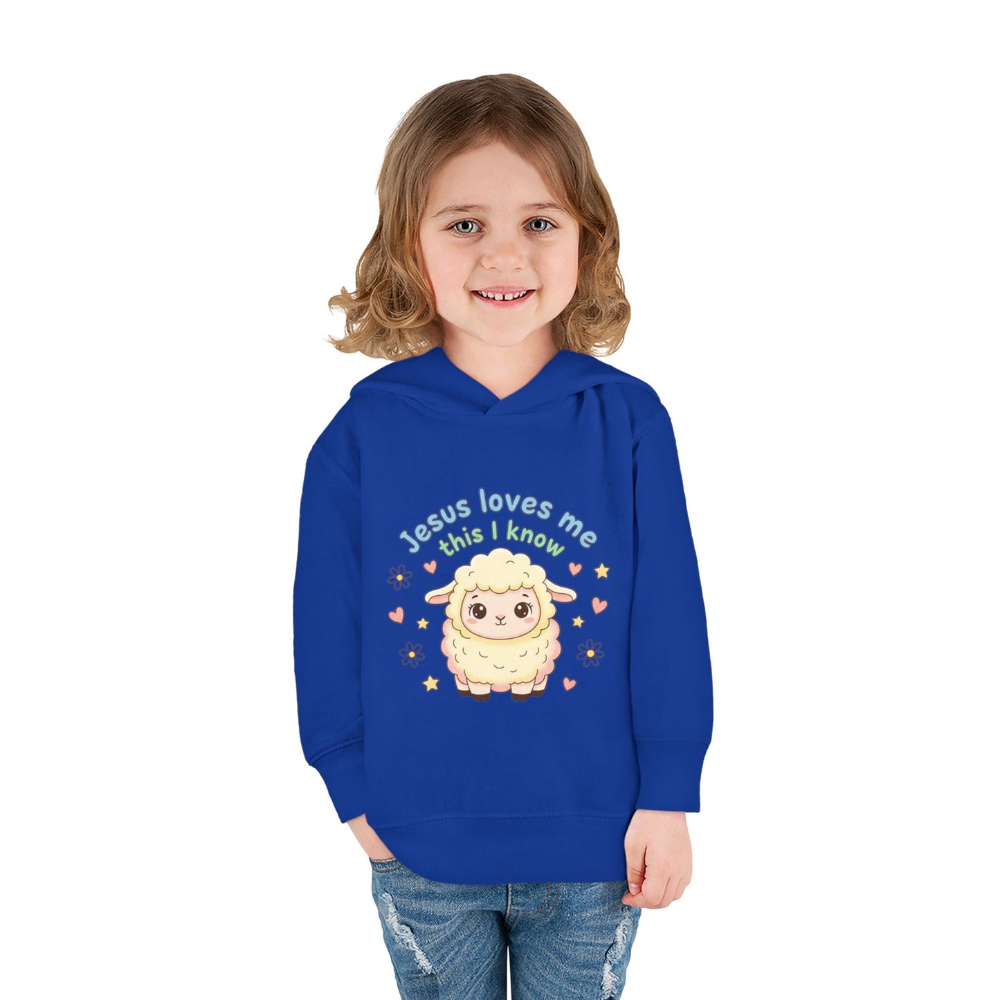 Toddler Hoodie - "Jesus Loves Me This I Know" Lamb Pullover