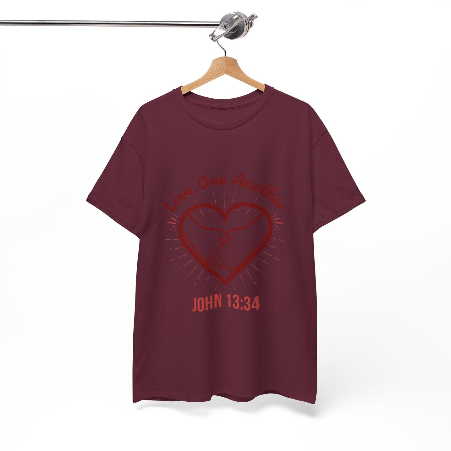 John 13:34 'Love One Another' T-Shirt - Christian Faith Tee